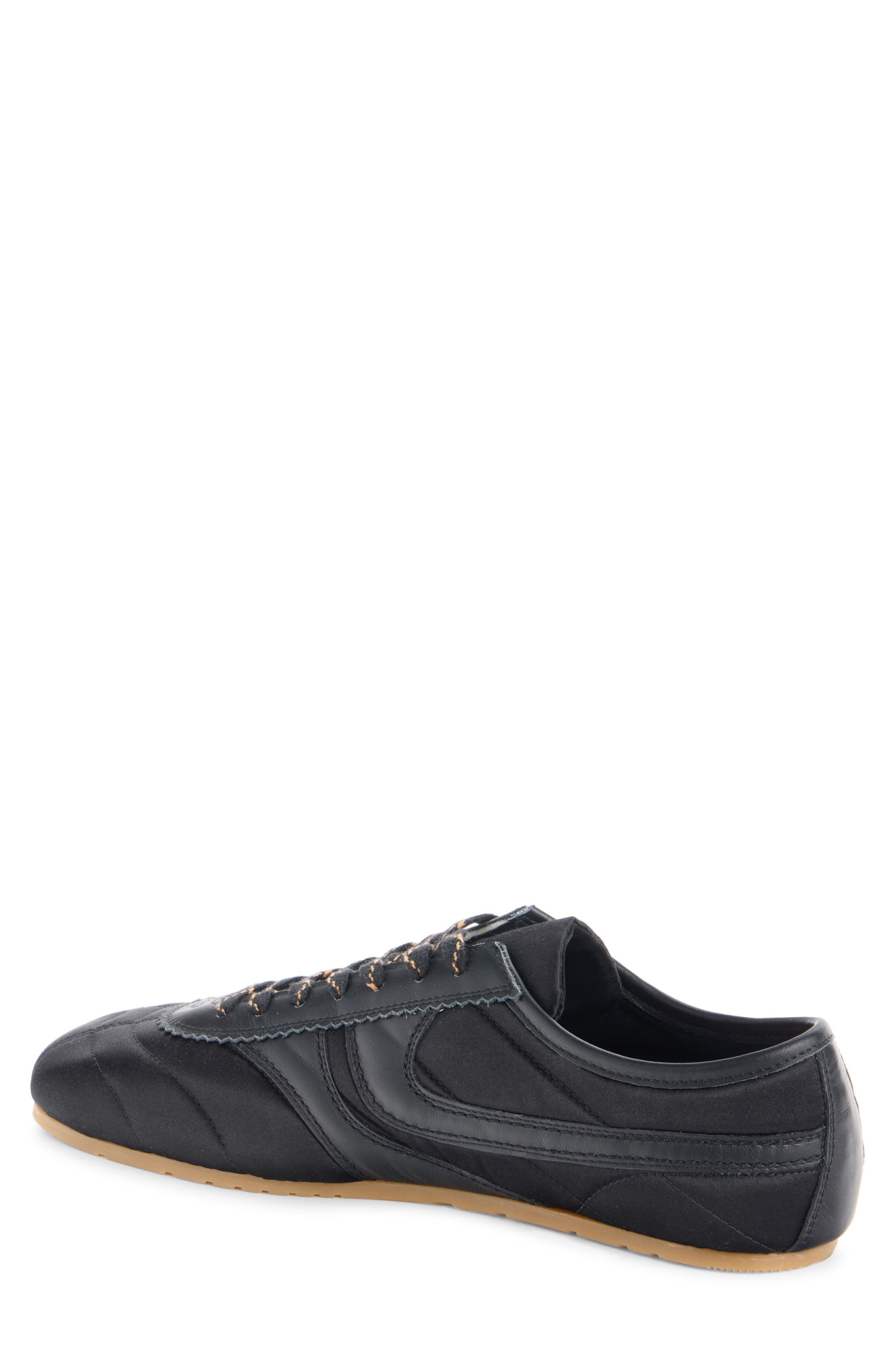 Dries Van Noten Quilted Low Top Sneaker, Alternate, color, Black 900