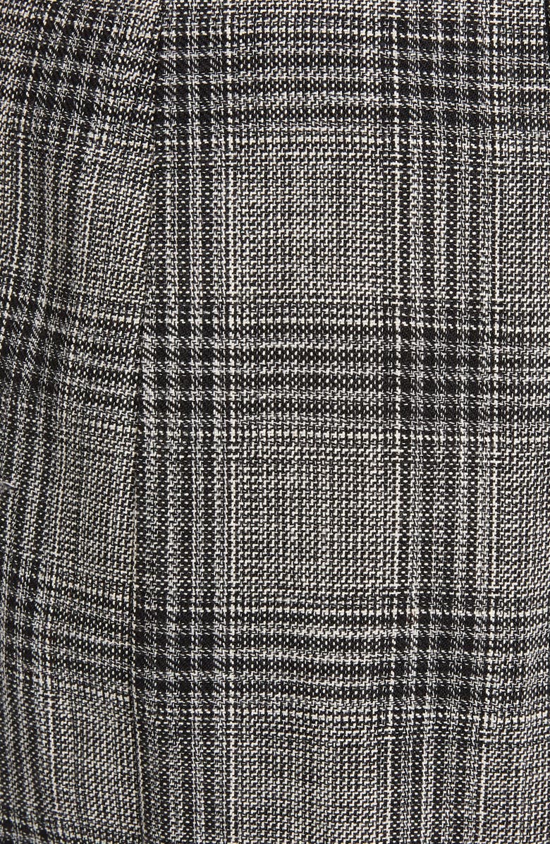 Isabel Marant Plaid Asymmetrical Cotton & Wool Blend Skirt, Alternate, color,