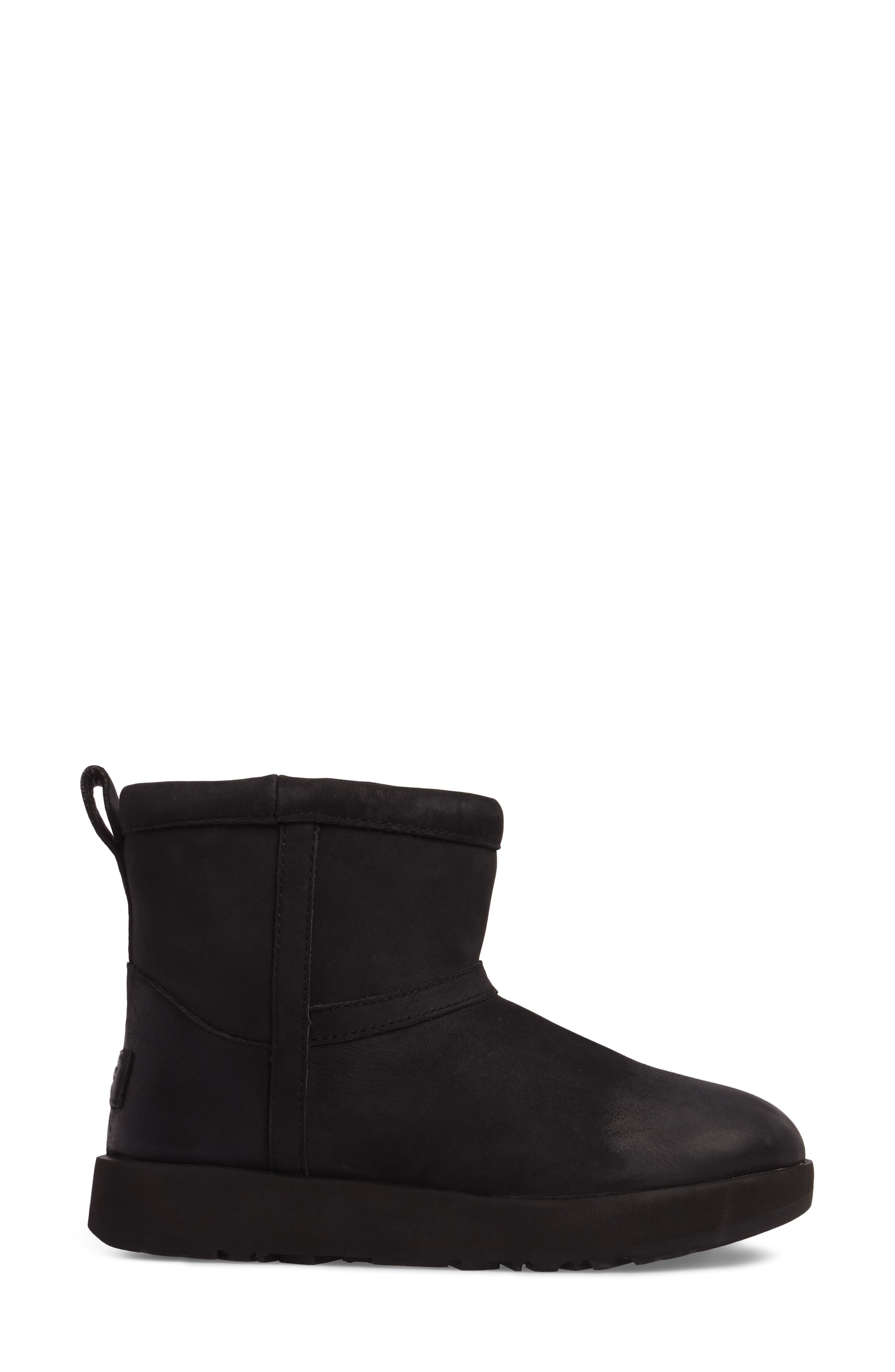 UGG<sup>®</sup> Classic Mini Genuine Shearling Lined Waterproof Boot, Alternate, color, 