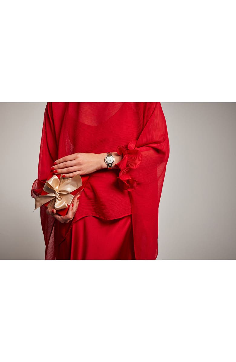 BULOVA Classic Rubaiyat Diamond Bracelet Watch, 35mm, Alternate, color, Two-Tone