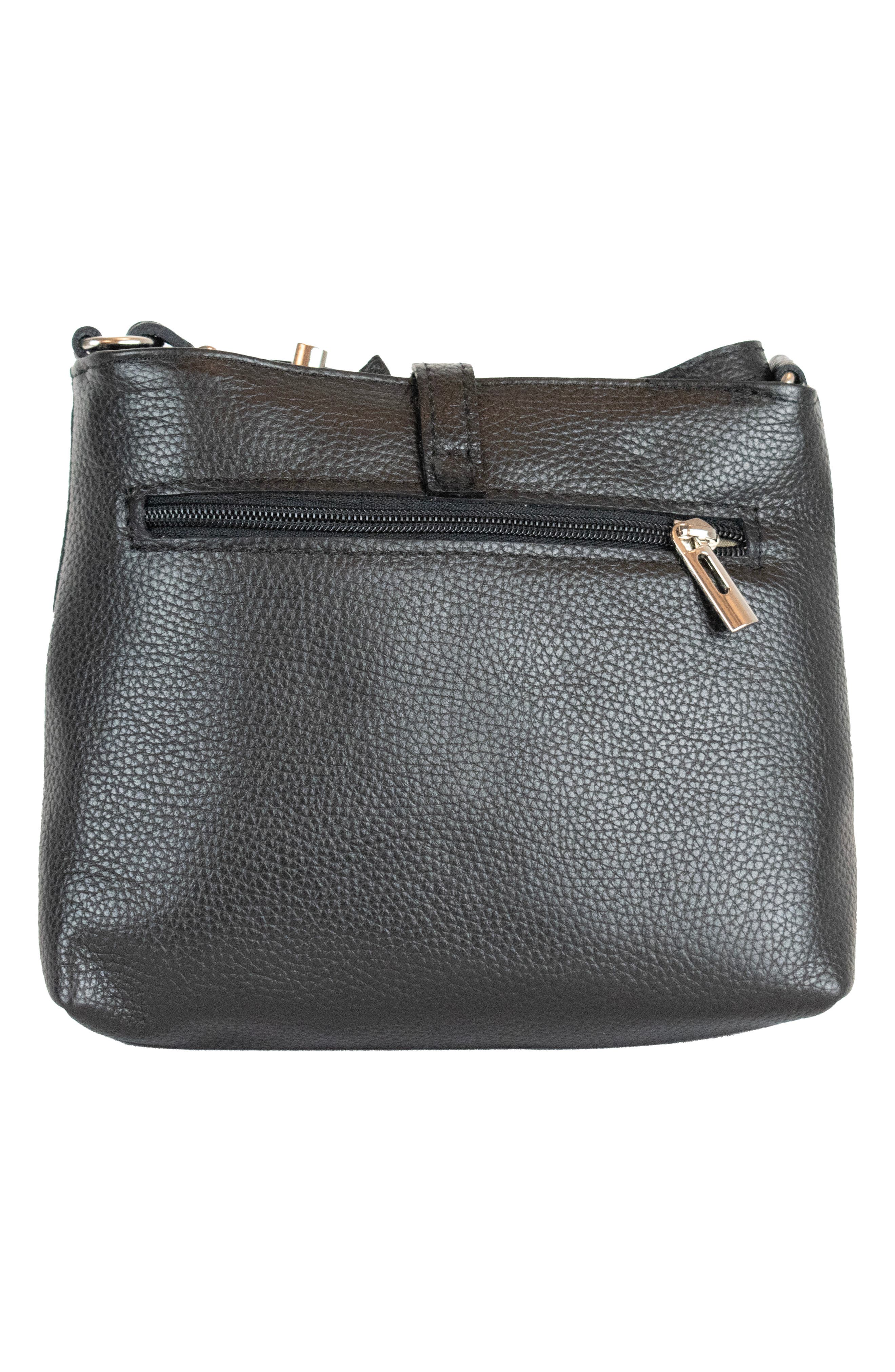 Persaman New York Matilda 18 Crossbody Bag, Alternate, color, Black