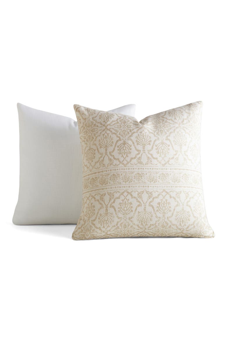 Assorted 2-Pack Accent Pillows, Main, color, ANTIQUE NATURAL