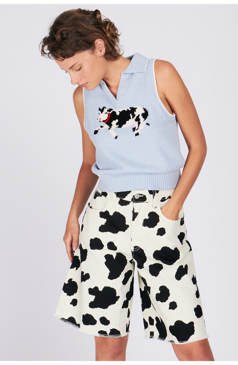RACHEL ANTONOFF Morty Short, Alternate, color, Moo Classic