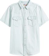 Tecovas Short Sleeve Denim Snap-Up Shirt