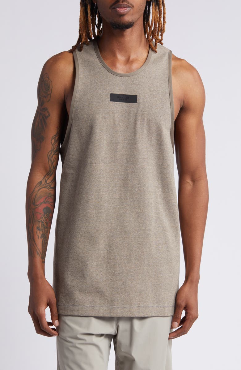Fear of God Essentials Cotton Tank Top, Main, color, 