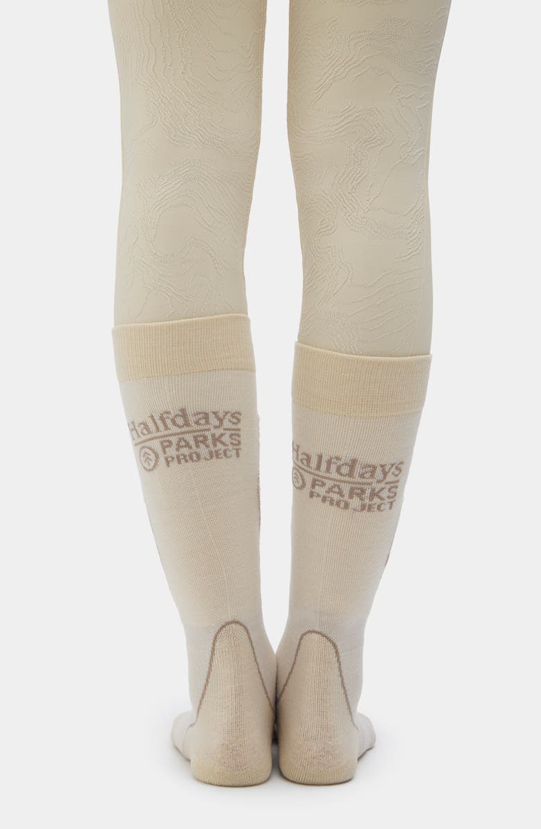 Halfdays Light Cushion Ski Merino Wool Blend Crew Socks, Alternate, color,