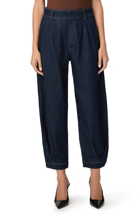 Delaney High Waist Denim Harem Pants