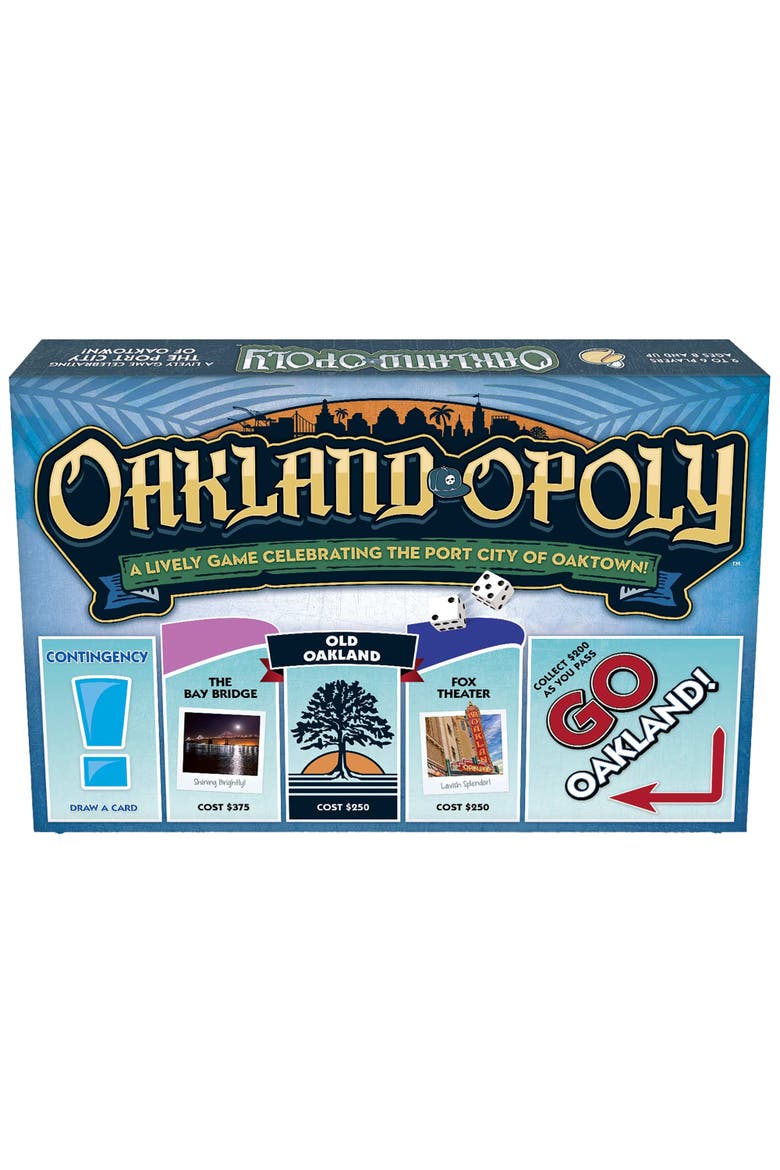 Oakland Opoly Board Game, Main, color, Multicolored