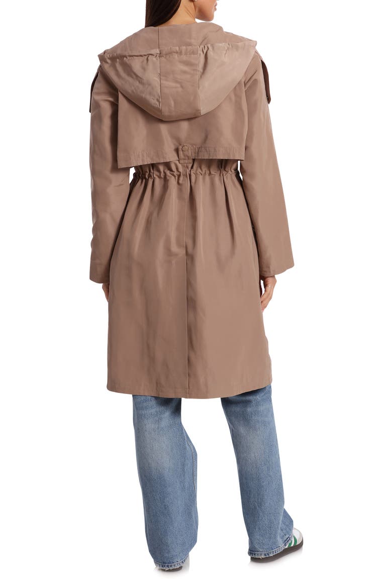 Oversize Water Resistant Trench Coat, Alternate, color, KHAKI