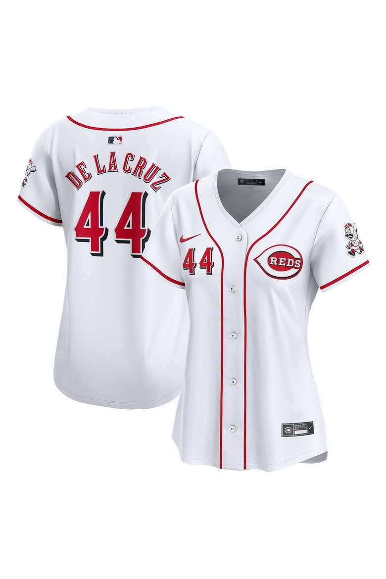 Women's Nike Elly De La Cruz White Cincinnati Reds Home Limited Player Jersey, Main, color, White