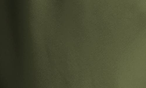 Shop After Six Bias Cut Stretch Satin Charmeuse Gown In Olive Green