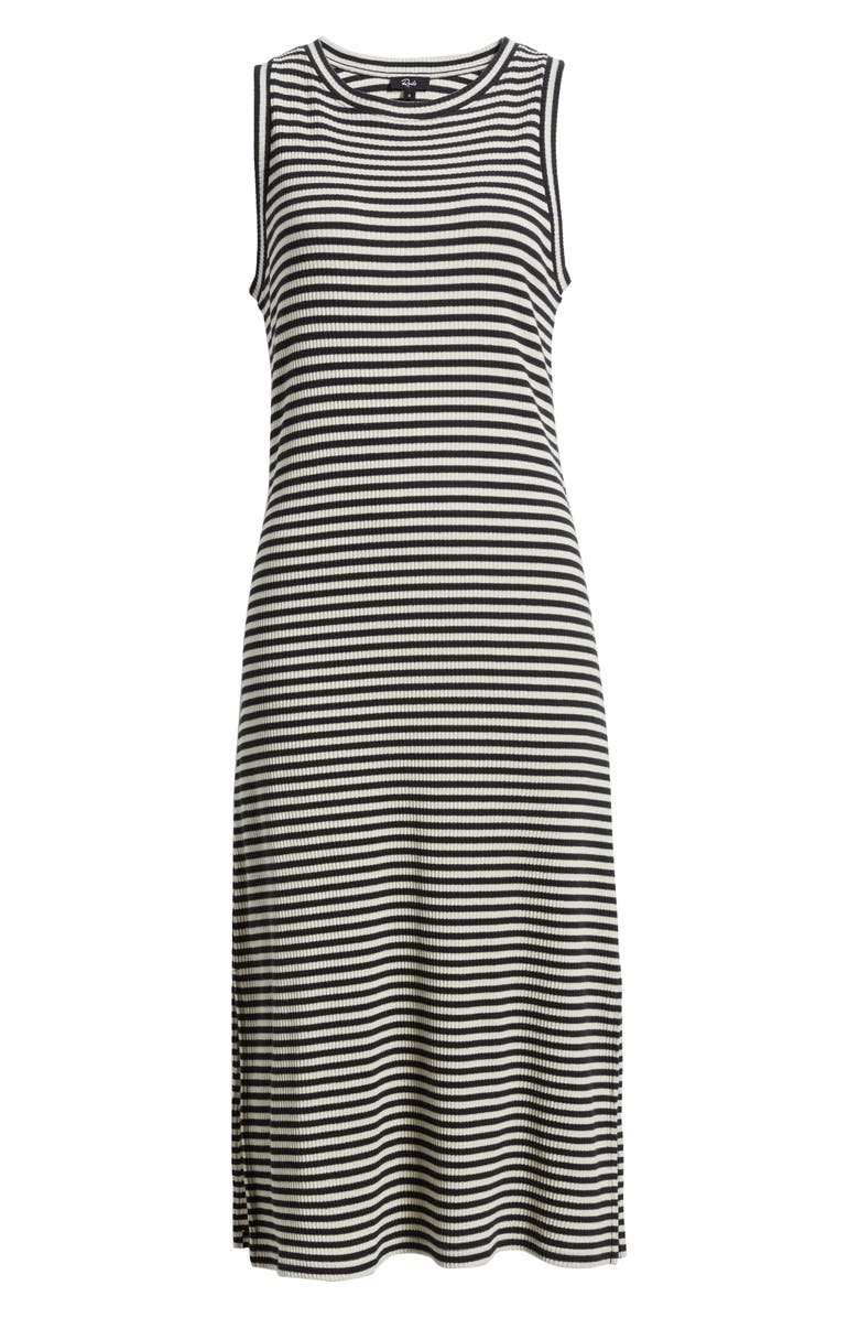 Rails Stripe Rib Midi Tank Dress, Alternate, color, 