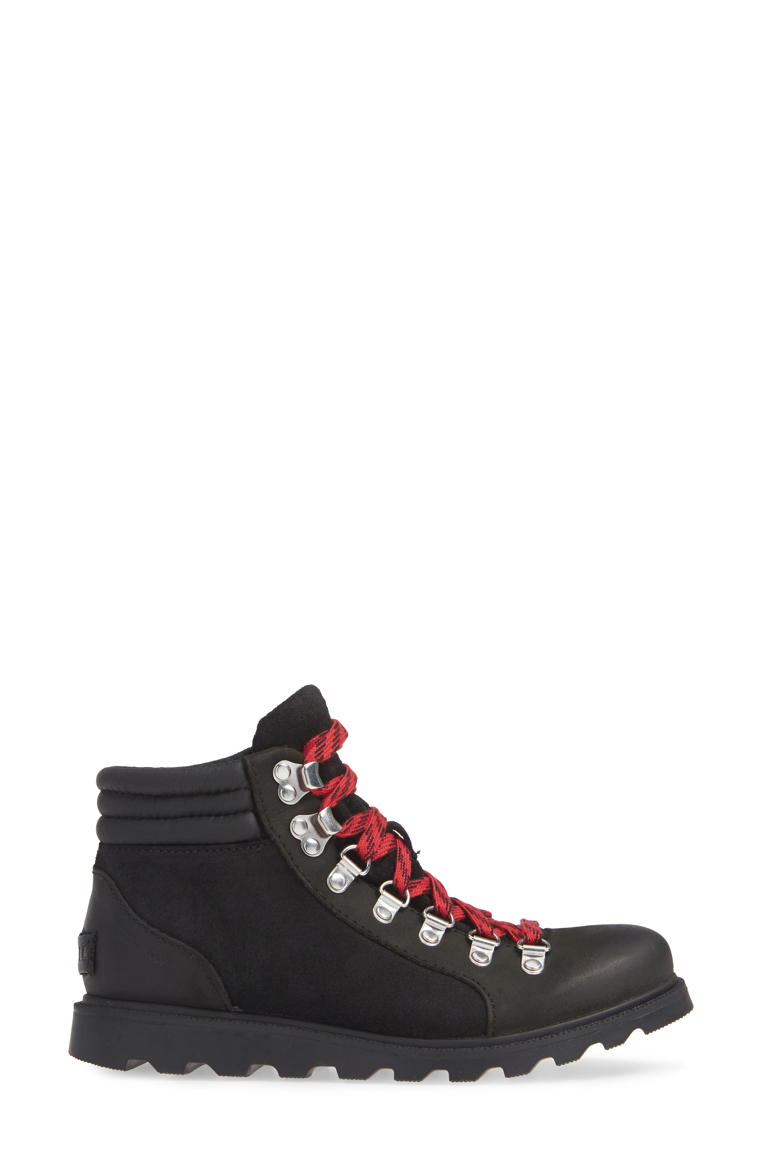 Ainsley Conquest Waterproof Boot, Alternate, color, BLACK/ BLACK