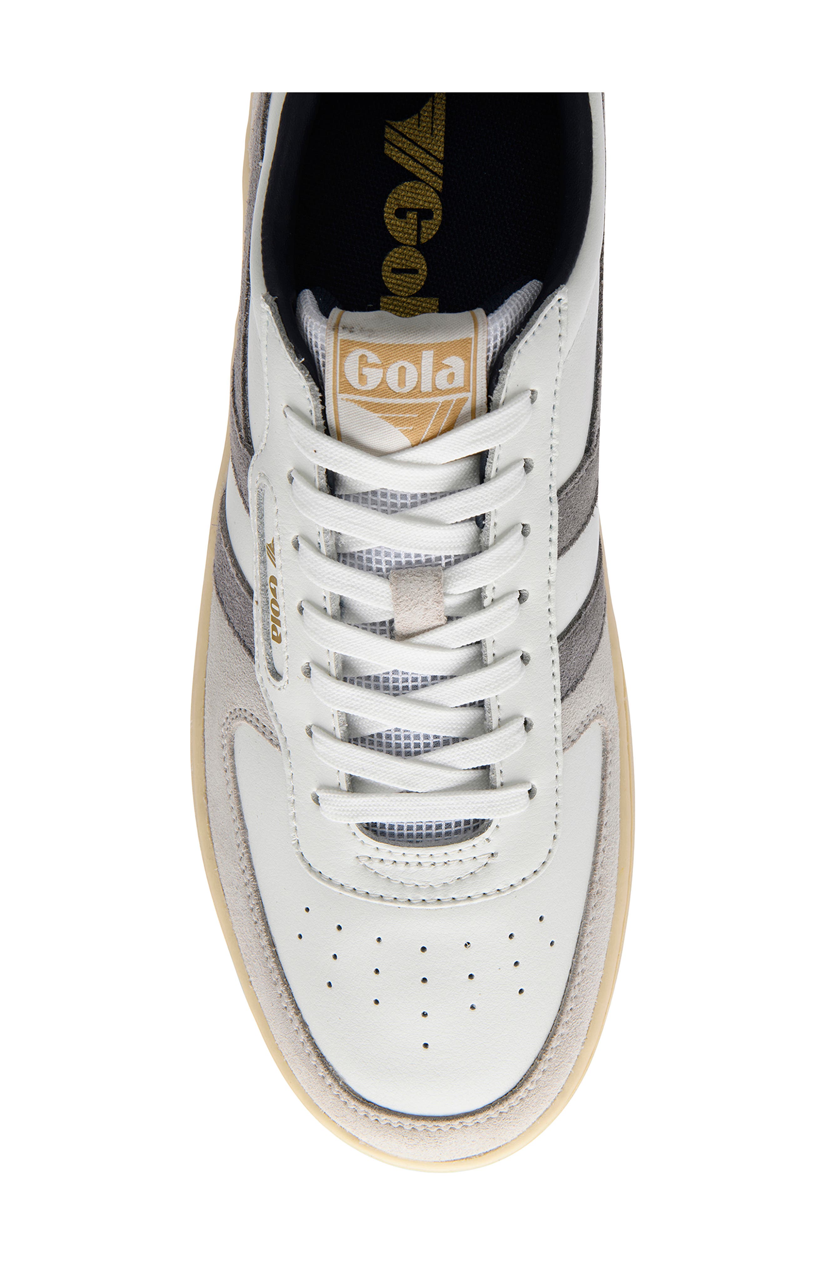 Gola Hawk Sneaker, Alternate, color, White/ Cement/ Navy