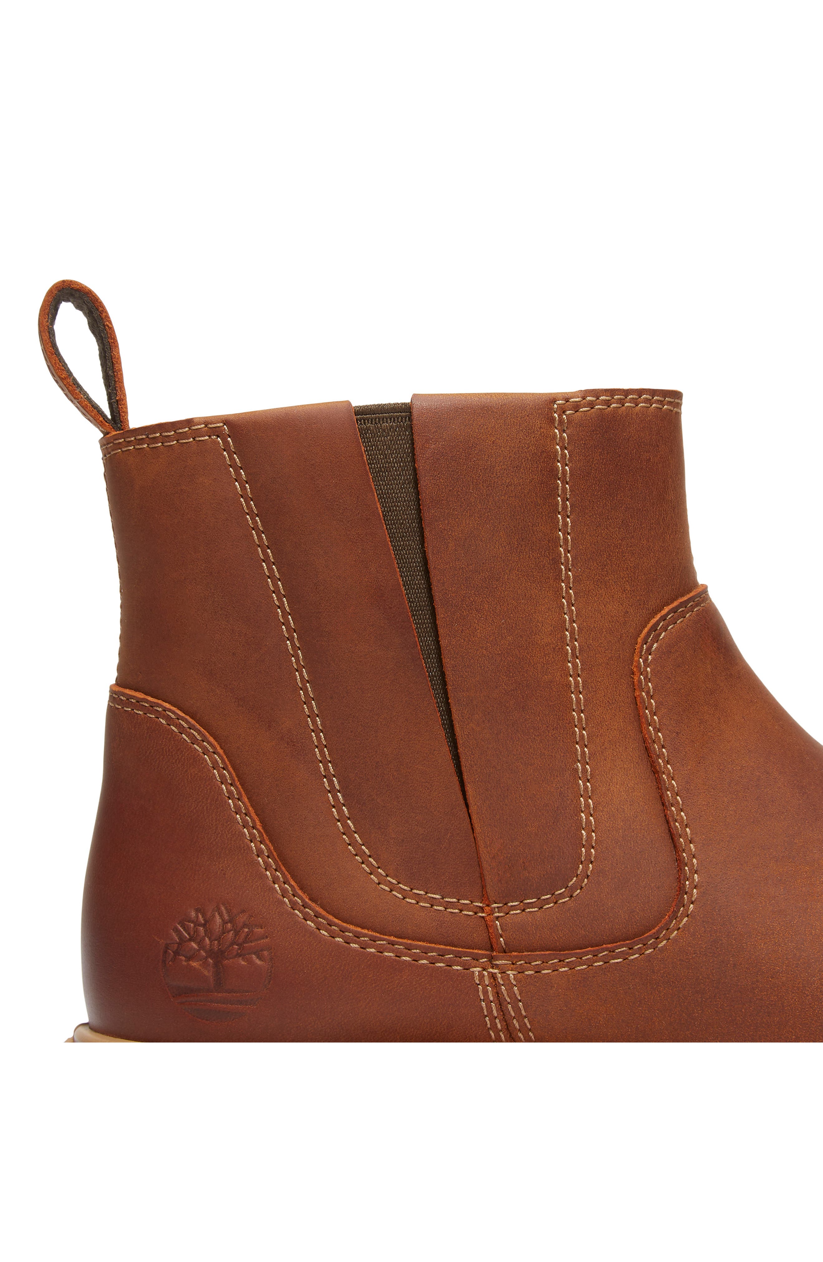 Premium Mid Chelsea Boot, Alternate, color, LIGHT BROWN FULL GRAIN