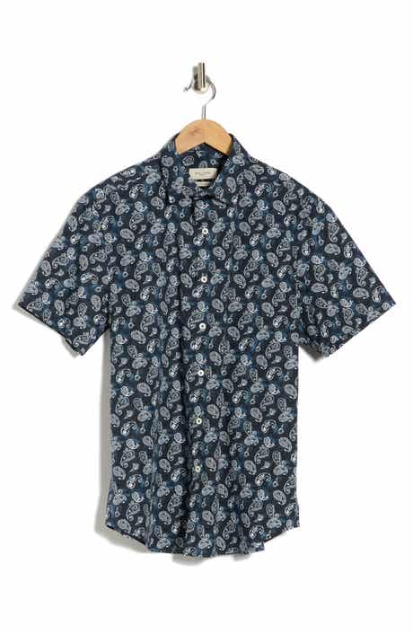 Orson Short Sleeve Stretch Cotton Button-Up Shirt