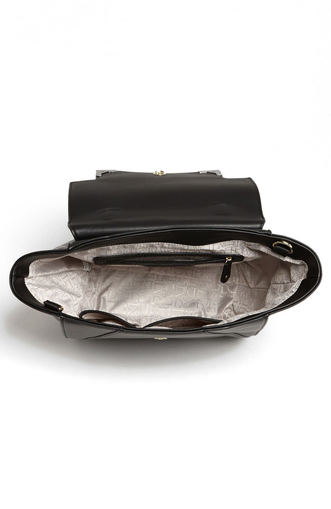 'Jaida' Satchel, Alternate, color, BLACK