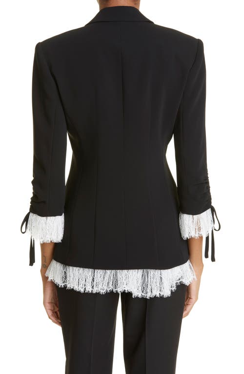 Cinq À Sept Roxie Crepe Blazer In Black