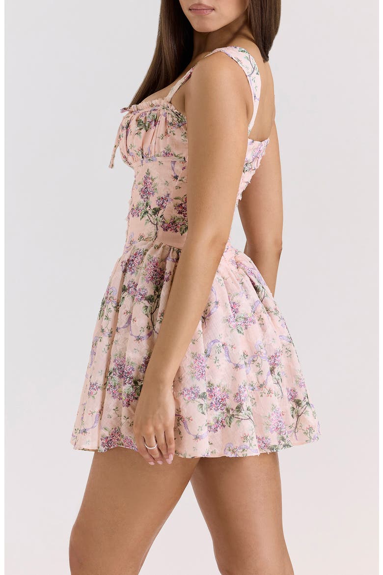 Ophelia Floral Fit & Flare Romper, Alternate, color, ROSE PRINT