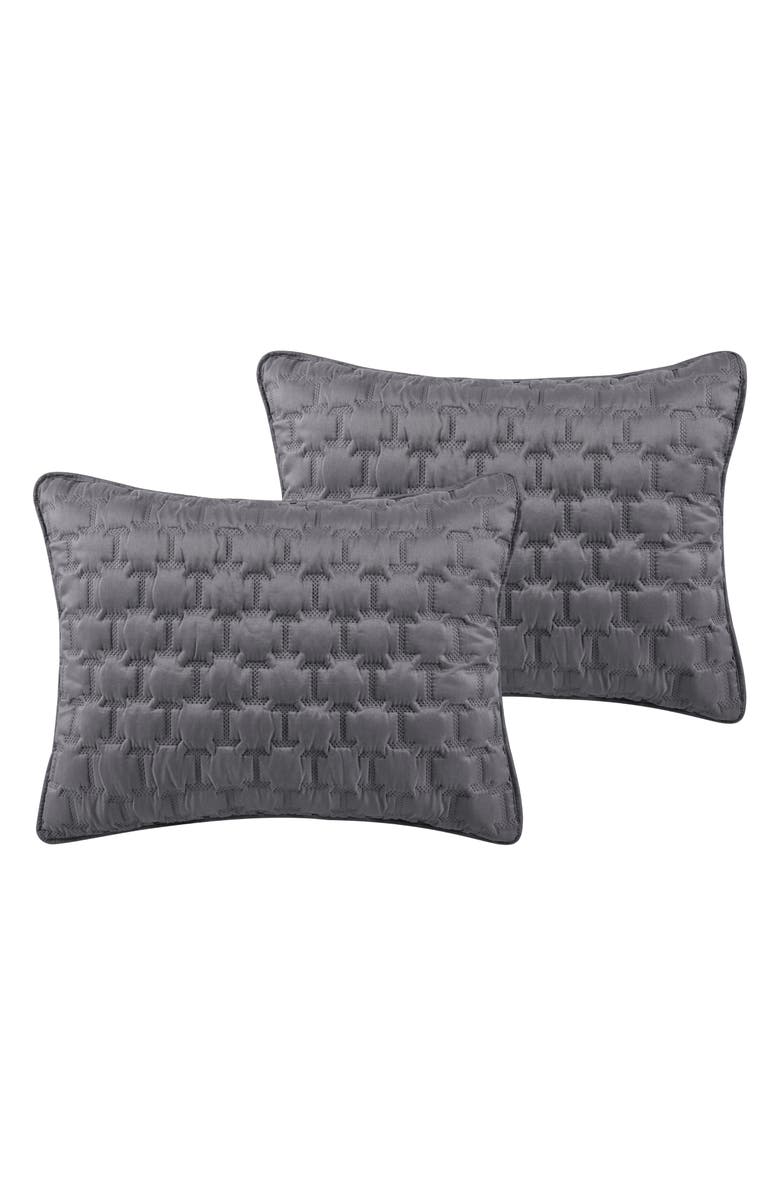 VCNY HOME Staton Geometric 3-Piece Quilt Set, Alternate, color,