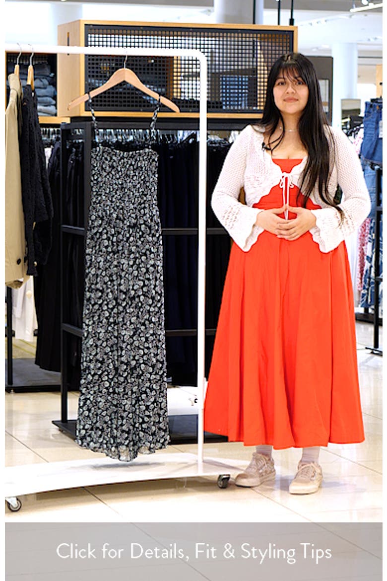 Hallie Floral Print Sleeveless Maxi Dress video