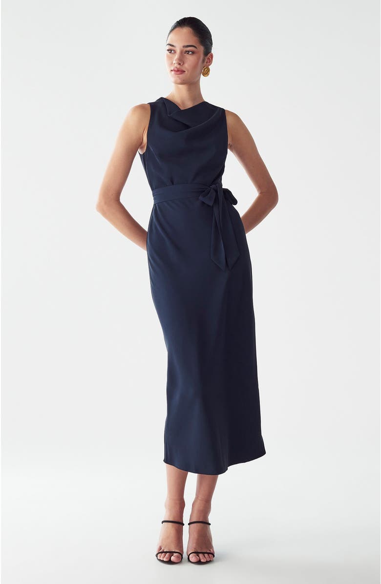 WILLA Reane Dress, Alternate, color, Navy Blue