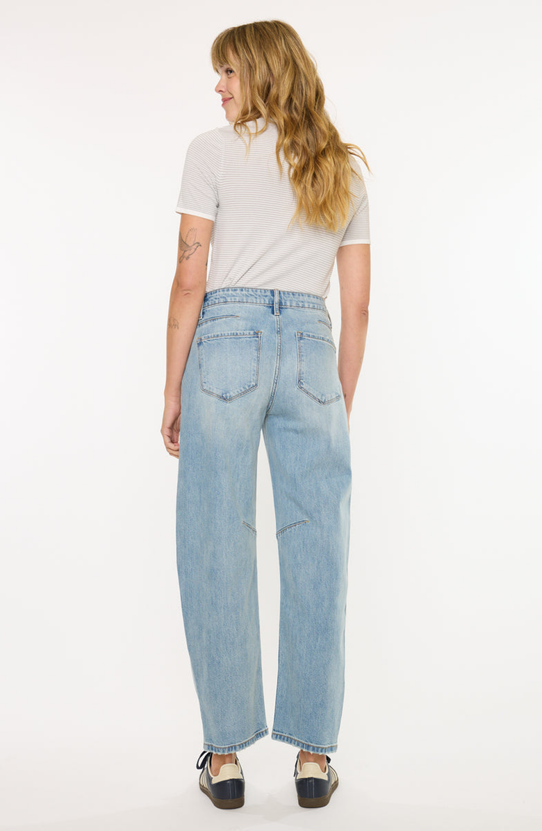 KanCan Isla High Rise Horseshoe Jeans, Alternate, color, Light Wash