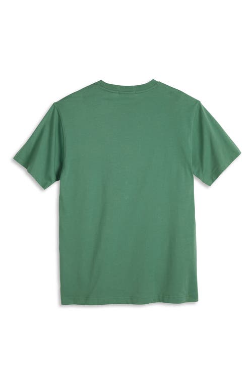Scotch & Soda Logo Graphic T-shirt In Green