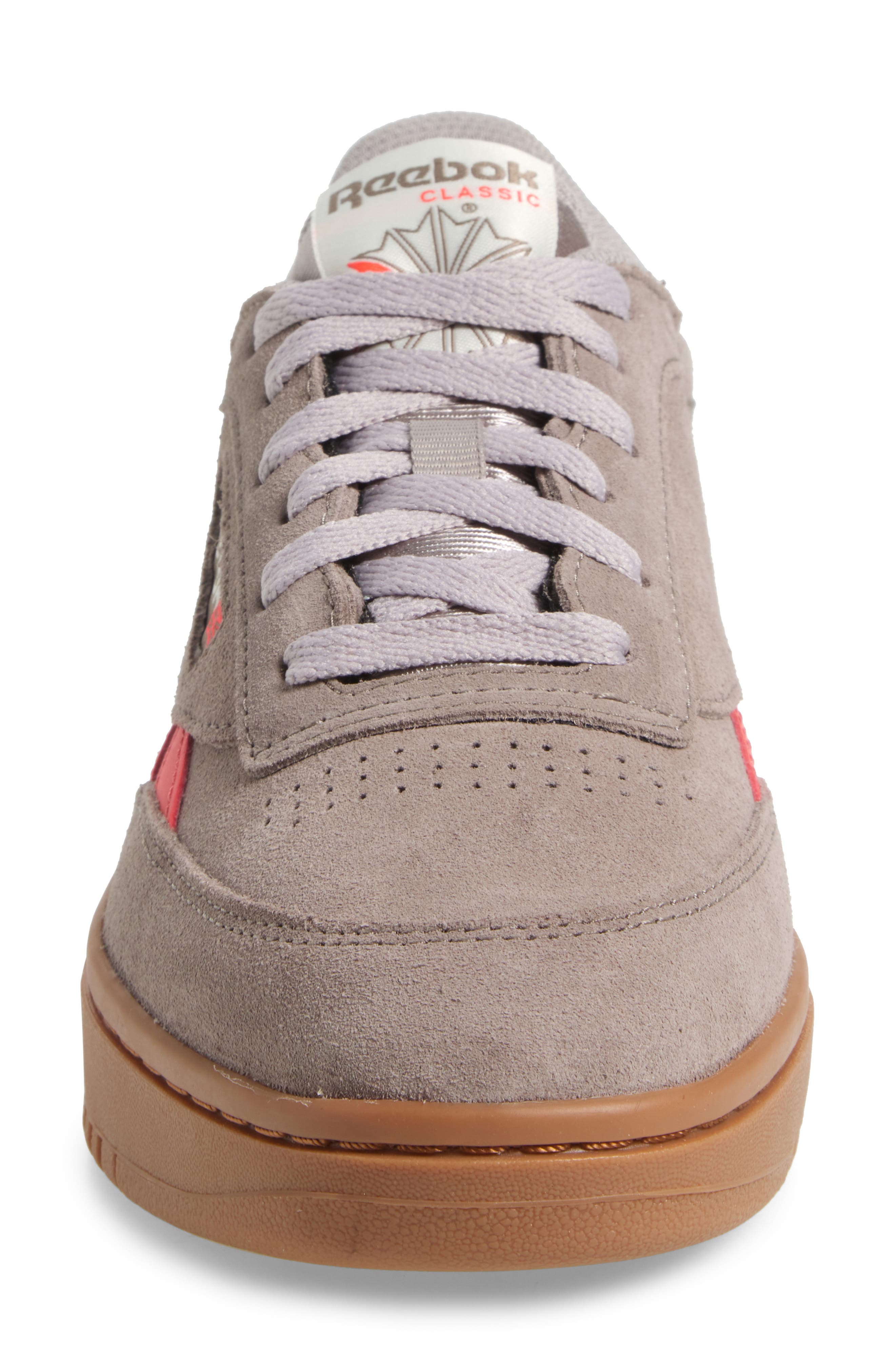 Reebok Club C Double Platform Sneaker, Alternate, color, 