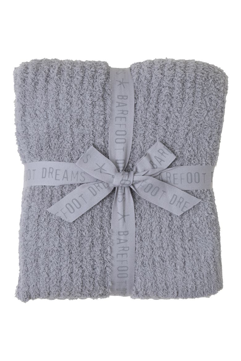 CozyChic™ Rib Throw Blanket, Alternate, color, DOVE GRAY