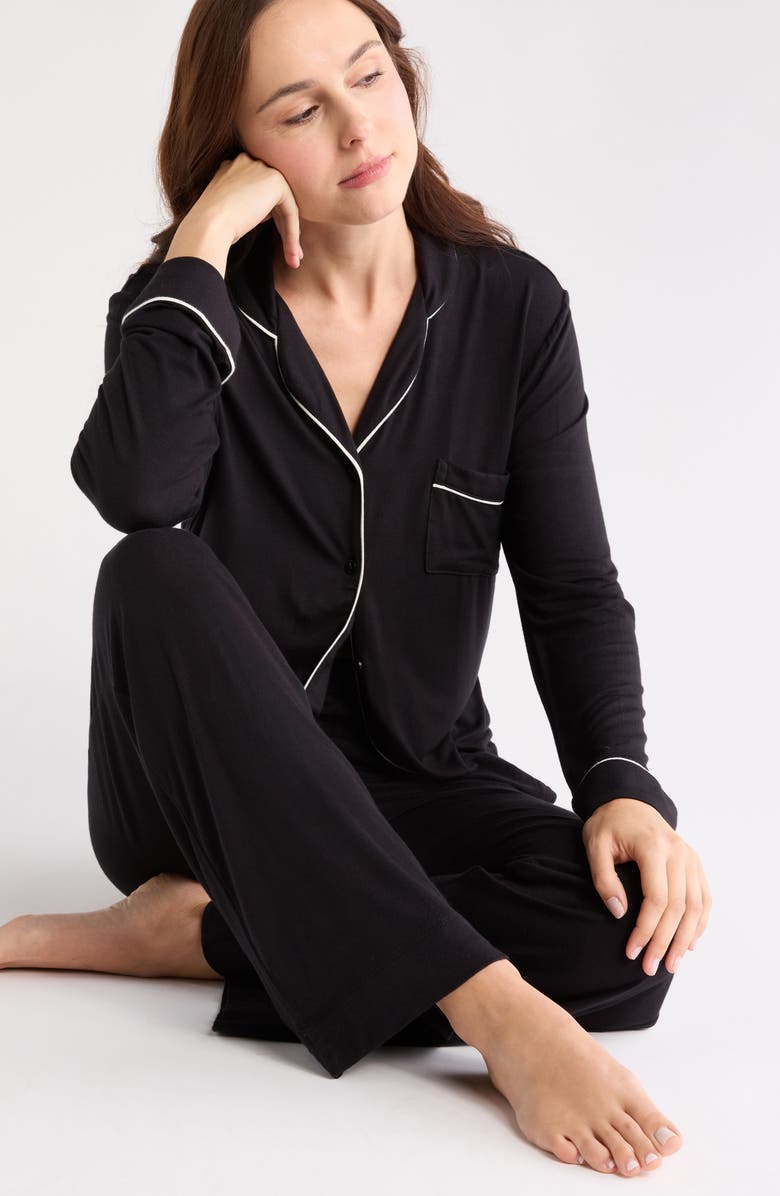 Tranquility Long Sleeve Shirt & Pants Two-Piece Pajama Set
