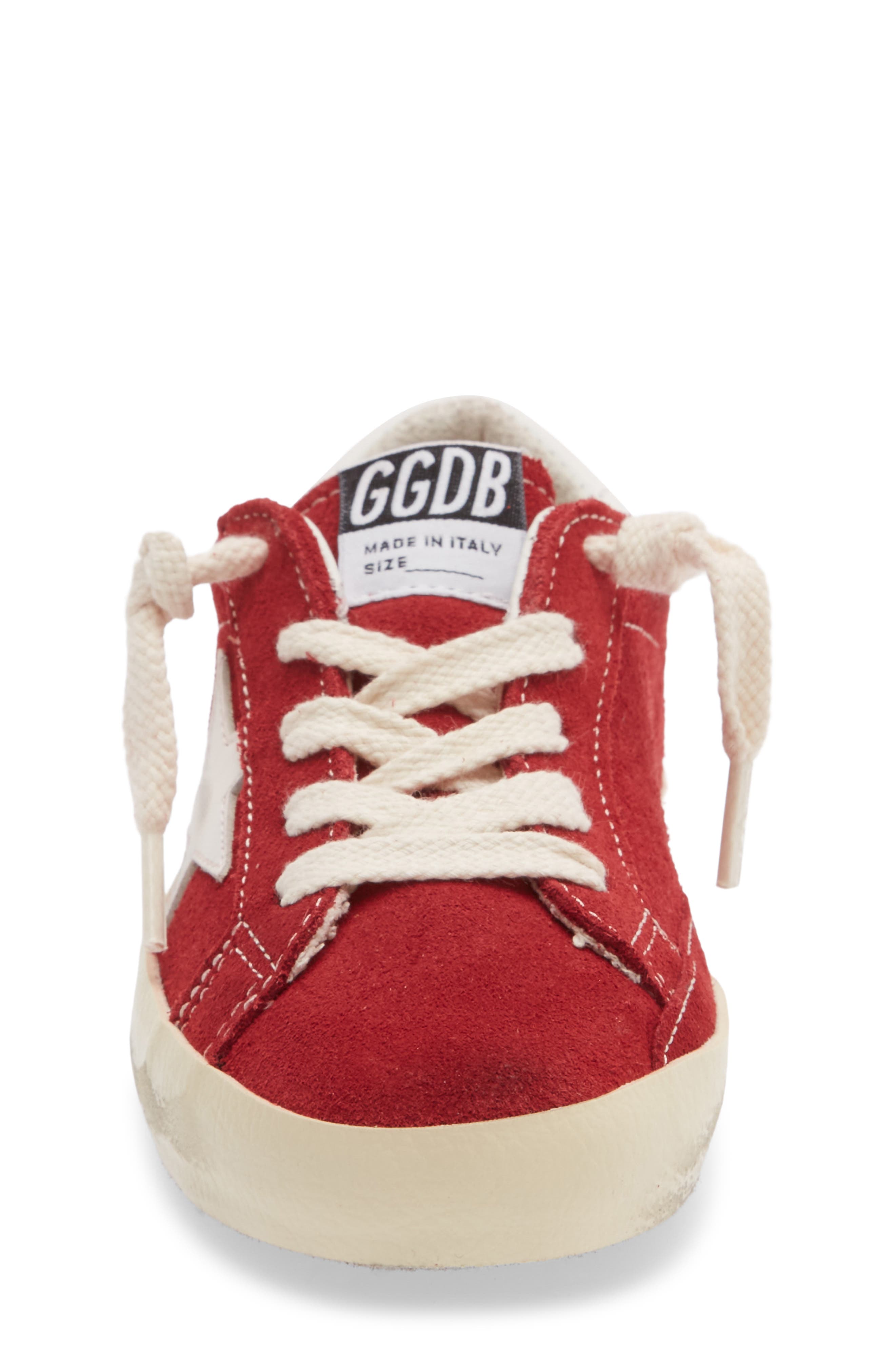 Golden Goose Kids' Super Star Sneaker, Alternate, color, Red/ White