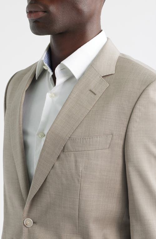 Hugo Boss Boss Huge Slim Fit Solid Wool Suit