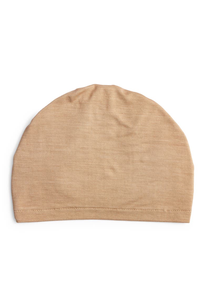 Henna & Hijabs Jersey Hijab Underscarf, Alternate, color, BEIGE SAND