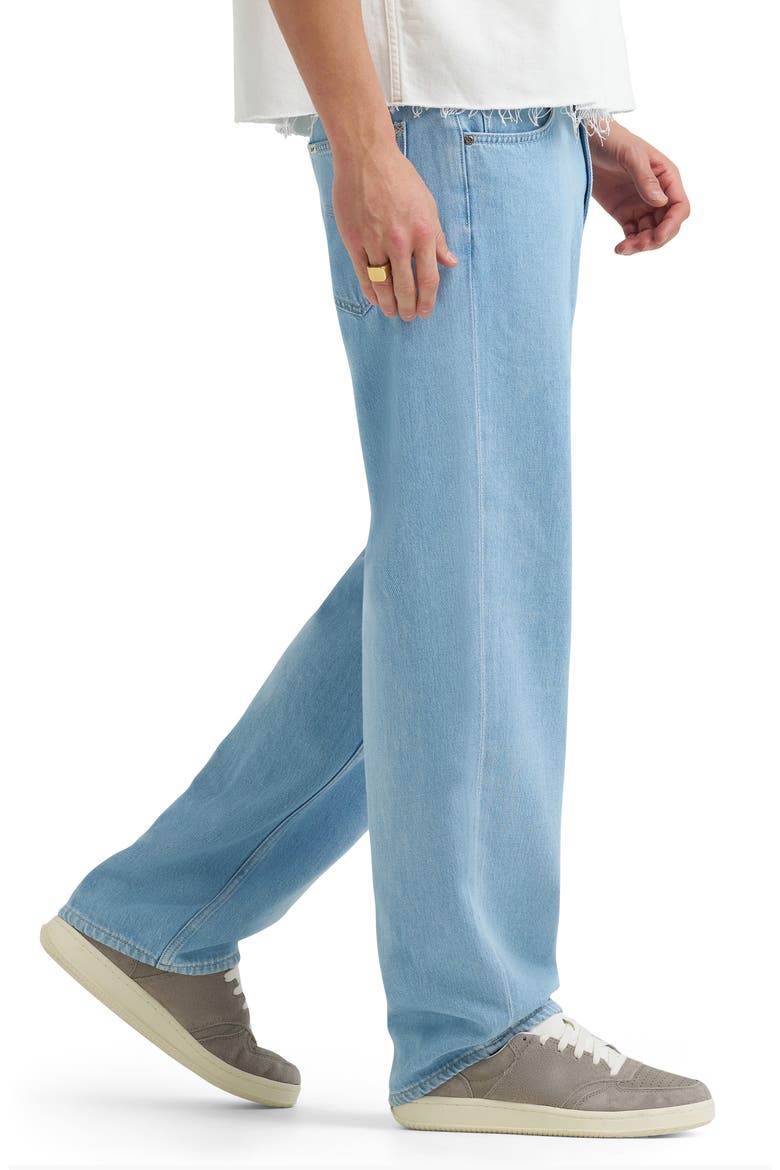 Loose Fit Baggy Straight Leg Jeans, Alternate, color, LIGHT STONE