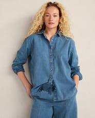 Haven Well Within The Daily Shirt in Organic Cotton Denim
