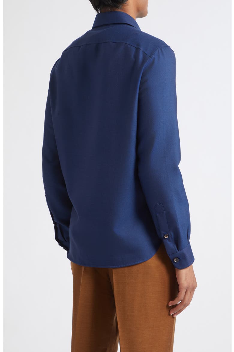 The Wool & Cashmere Overshirt, Alternate, color, BLUE