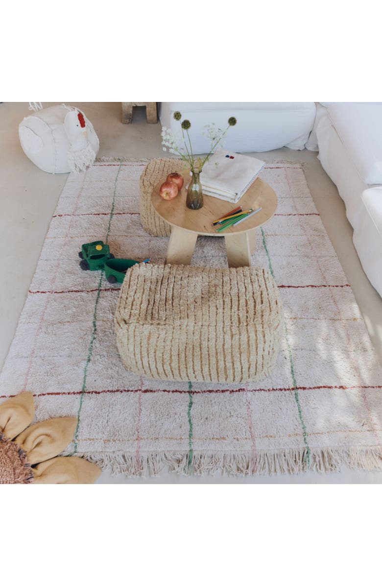 Lorena Canals Washable Rug Color Lines, Alternate, color, Natural