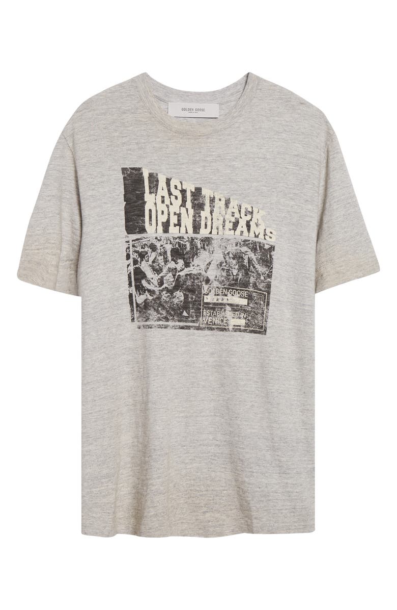 Golden Goose Journey Regular Fit Graphic T-Shirt, Alternate, color, Grey Melange