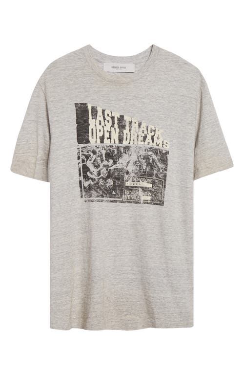 Golden Goose Journey Regular Fit Graphic T-shirt In Gray