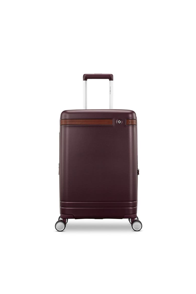 Virtuosa Hardside Expandable 21" Carry On Spinner Luggage, Alternate, color, Merlot