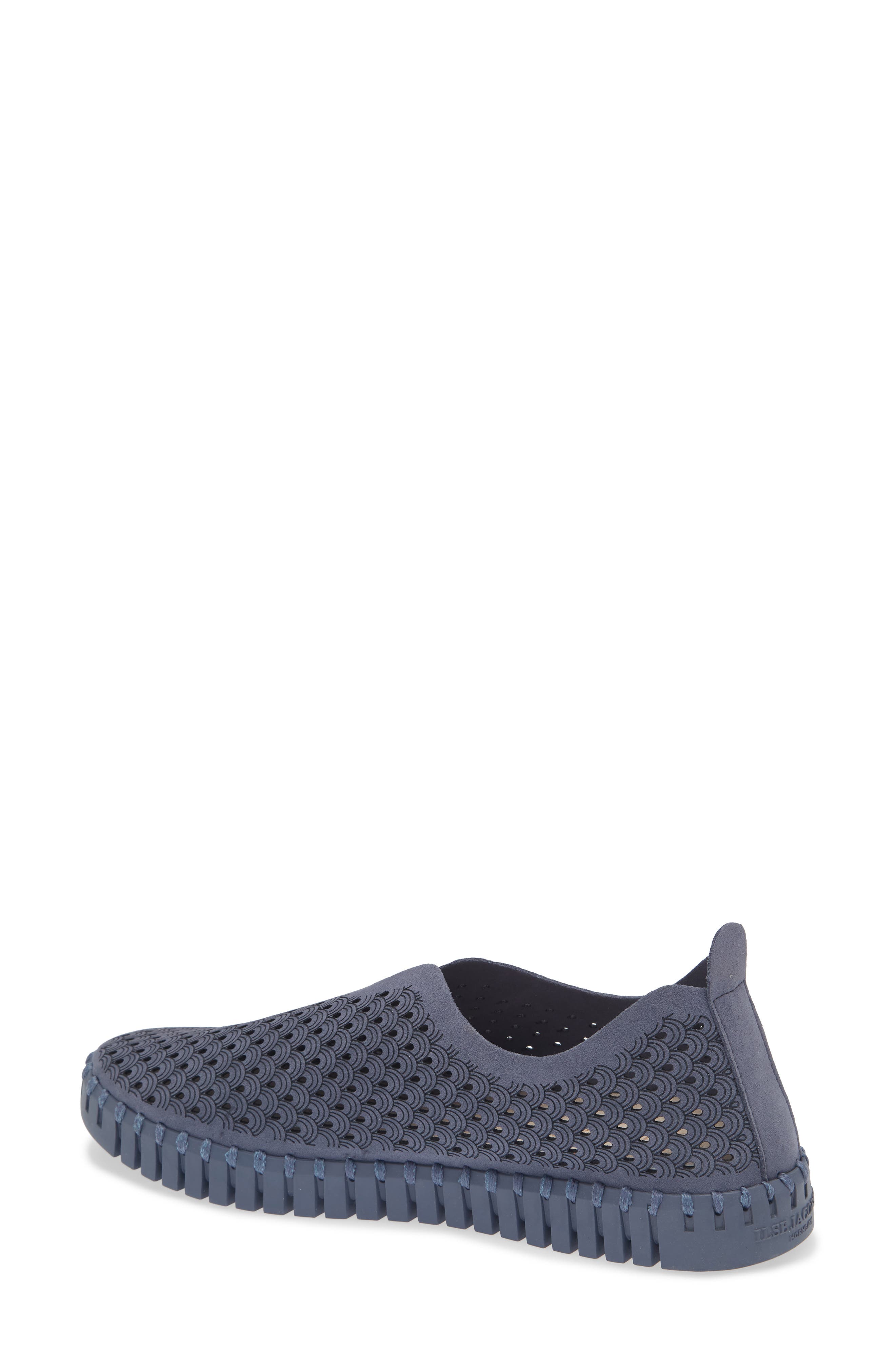 Tulipu Perforated Slip-On Sneaker, Alternate, color, GREY BLUE