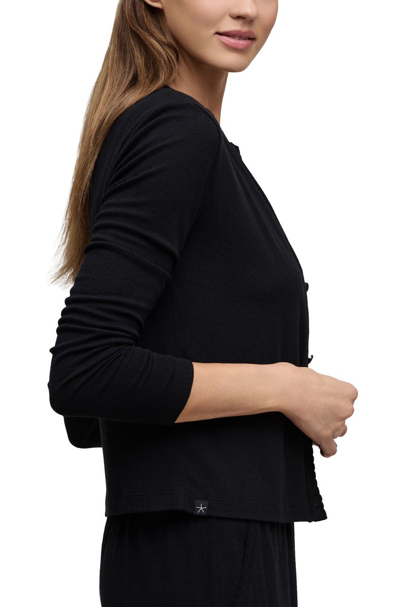 Barefoot Dreams<sup>®</sup> Scalloped Pointelle Cardigan, Alternate, color, 