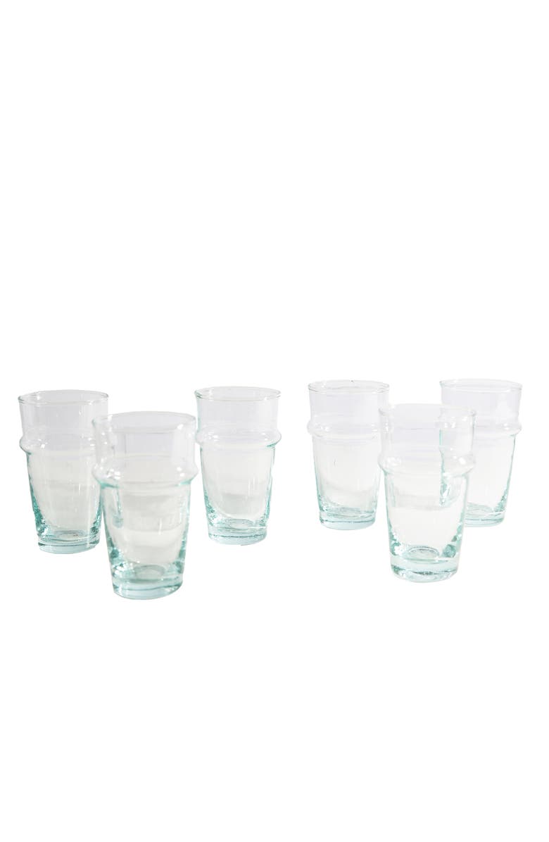 Verve Culture Beldi Stacking Glass, Main, color, Clear