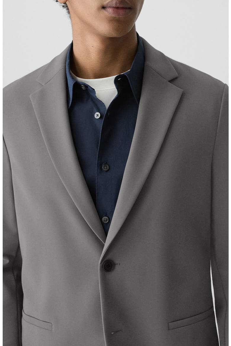 Clinton Precision Ponte Knit Blazer, Alternate, color, CARBON - BAX
