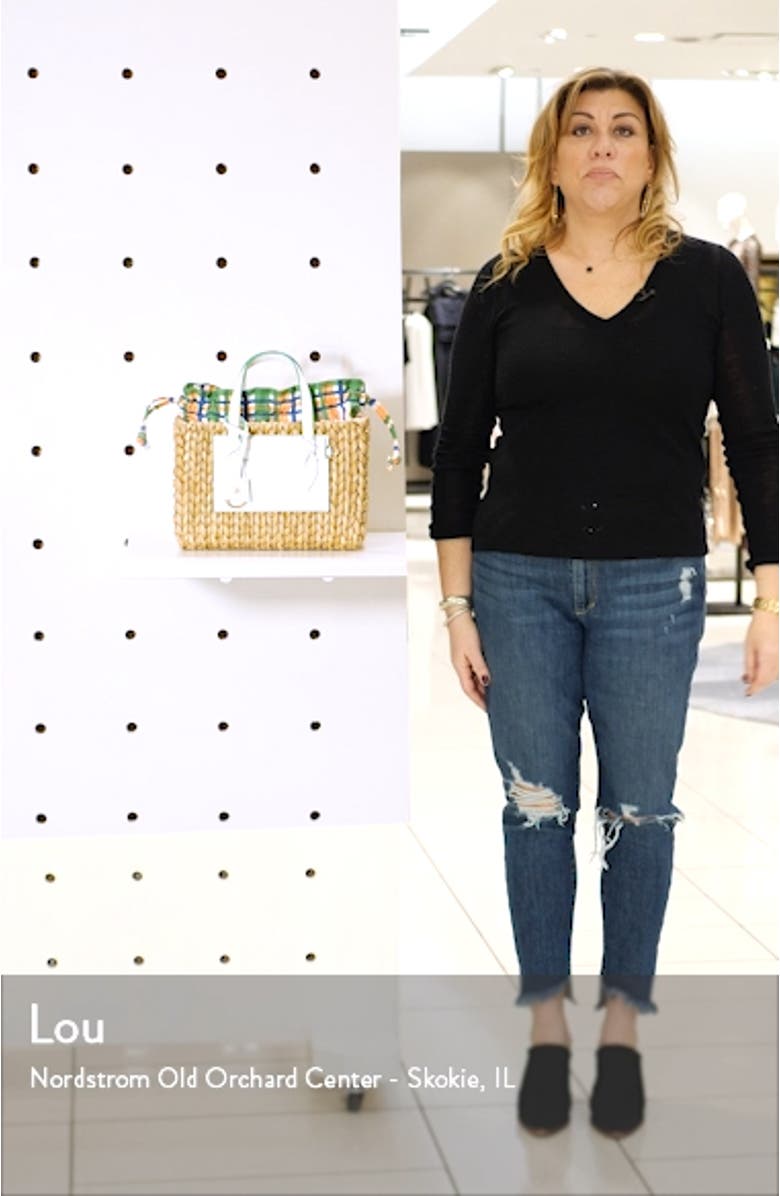 The Beatrix Straw Handbag, sales video thumbnail