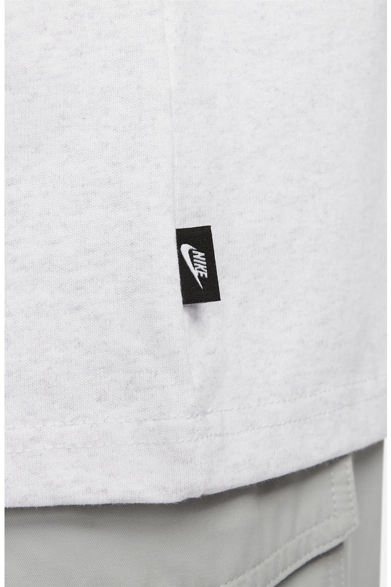 Premium Essential Cotton T-Shirt, Alternate, color, BIRCH HEATHER