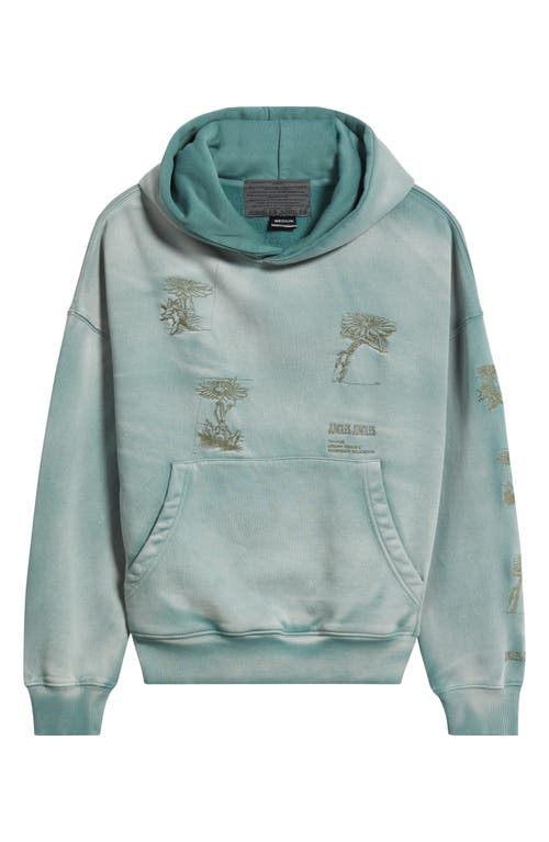 Jungles Hard Times Fleece Hoodie In Green