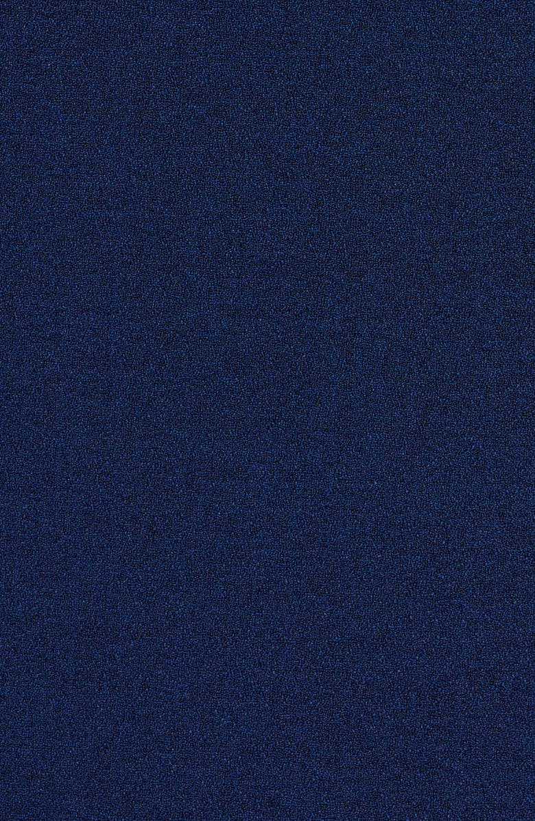 Adrianna Papell Twist Neck Crepe Dress, Alternate, color, Navy Sateen