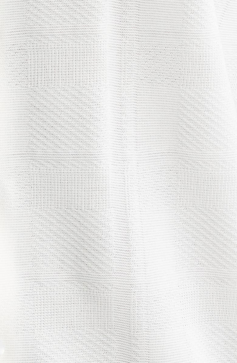 Robert Barakett Copley Short Sleeve Knit Button-Up Shirt, Alternate, color, White